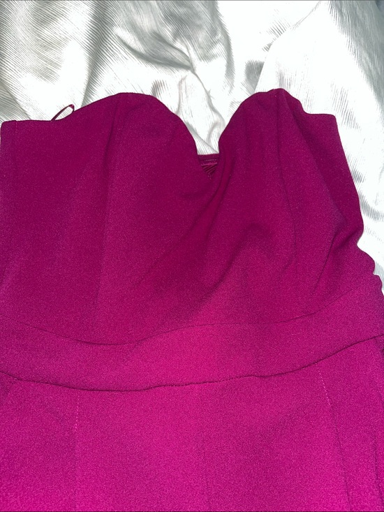 Express Pants - Strapless jumpsuit Fuchsia